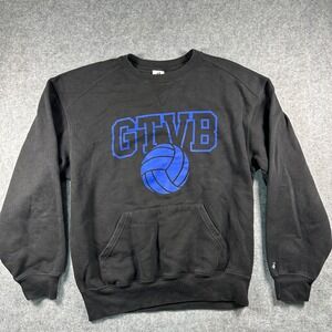 Badger Sport Unisex GTVB Volleyball Sweatshirt Large Black Graphic Pocket